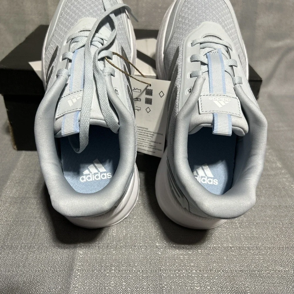 Adidas x PLR Path Kids Shoes Halo Blue Silver Metallic Glow Size 2 US New in Box